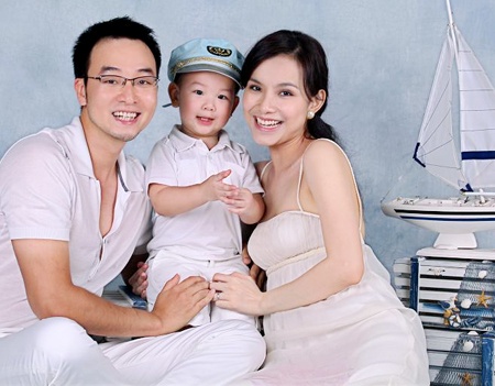 Nhung gia dinh sao Viet co 'du nep, du te' hinh anh